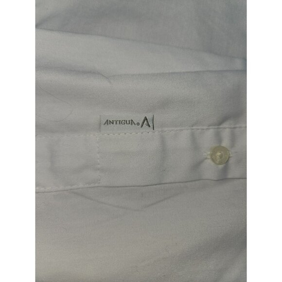 Texas Longhorn Antigua White Dress Shirt Large - Picture 7 of 9